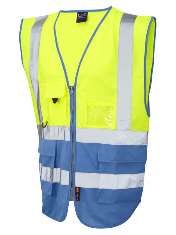 LYNTON ISO 20471 Class 1* Vest - Yellow-Deep Sky